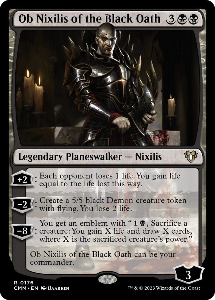 Ob Nixilis of the Black Oath [Commander Masters] | Odin's Place
