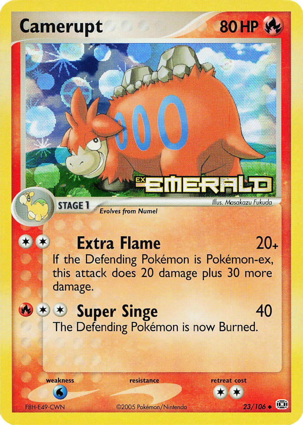 Camerupt (23/106) (Stamped) [EX: Emerald] | Odin's Place