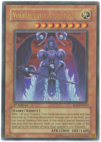 Voltanis the Adjudicator [EOJ-EN023] Ultra Rare | Odin's Place