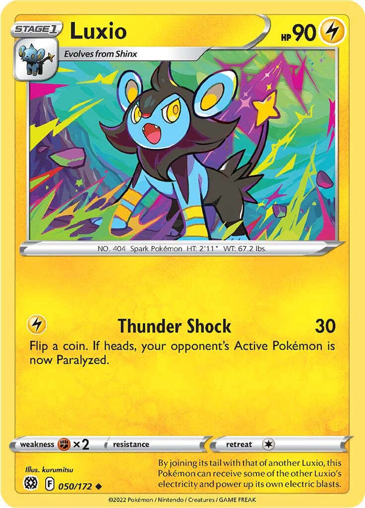Luxio (050/172) [Sword & Shield: Brilliant Stars] | Odin's Place