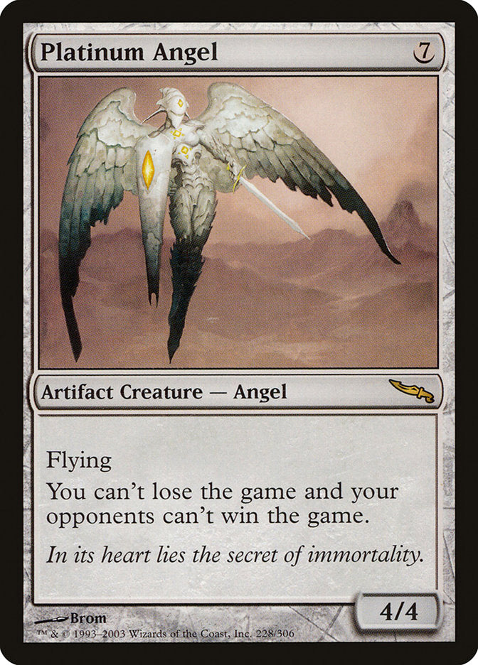 Platinum Angel (228) [Mirrodin] | Odin's Place