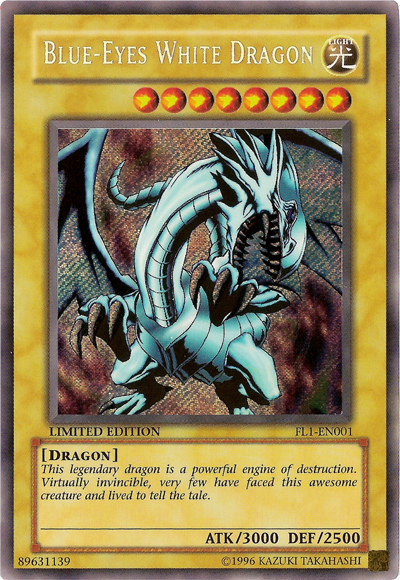 Blue-Eyes White Dragon [FL1-EN001] Secret Rare | Odin's Place