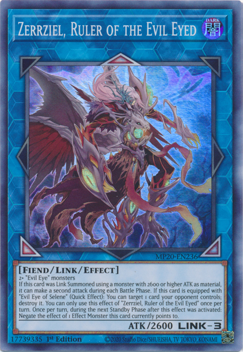 Zerrziel, Ruler of the Evil Eyed [MP20-EN236] Super Rare | Odin's Place