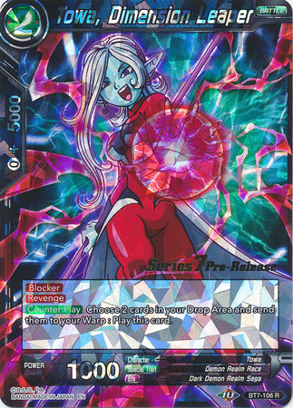 Towa, Dimension Leaper (BT7-106_PR) [Assault of the Saiyans Prerelease Promos] | Odin's Place