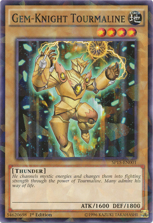 Gem-Knight Tourmaline [SP15-EN001] Shatterfoil Rare | Odin's Place