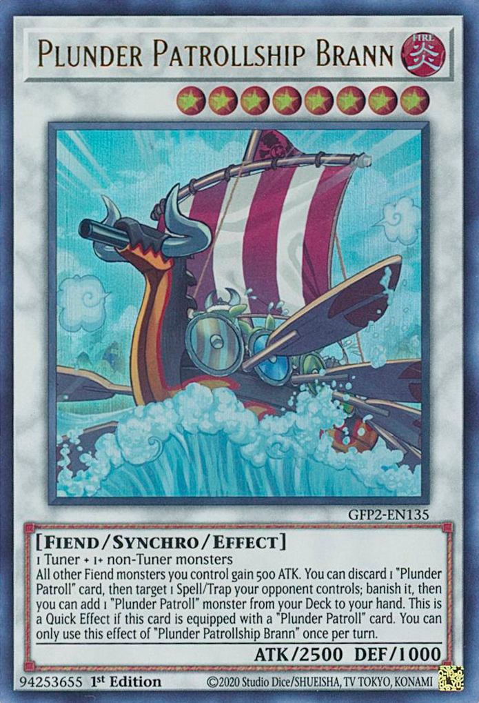 Plunder Patrollship Brann [GFP2-EN135] Ultra Rare | Odin's Place