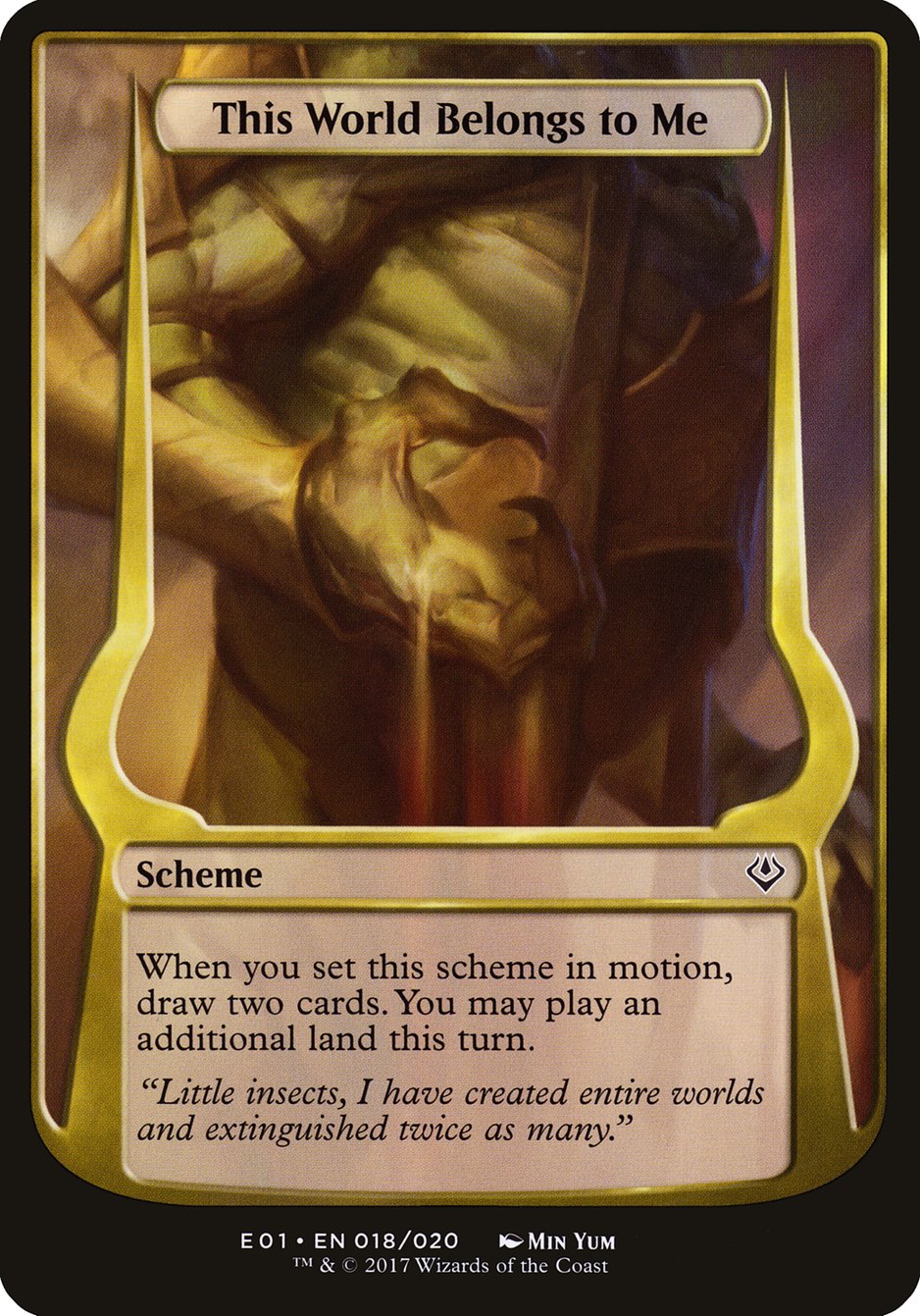 This World Belongs to Me (18) (Schemes) [Archenemy: Nicol Bolas Schemes] | Odin's Place
