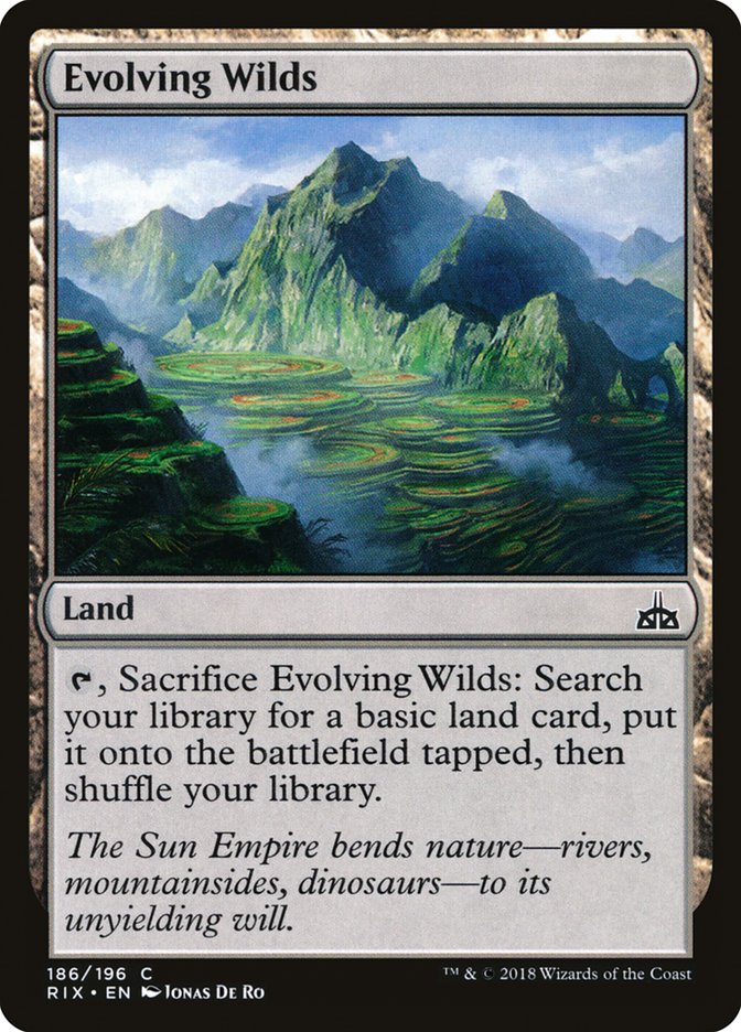 Evolving Wilds (186) [Rivals of Ixalan] | Odin's Place