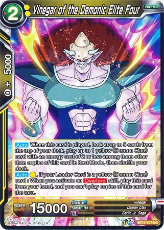 Vinegar of the Demonic Elite Four (BT11-107) [Vermilion Bloodline 2nd Edition] | Odin's Place