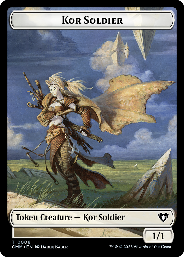 Kor Soldier Token [Commander Masters Tokens] | Odin's Place