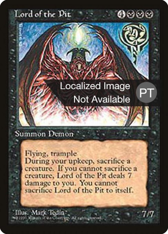 Lord of the Pit [Fourth Edition (Foreign Black Border)] | Odin's Place