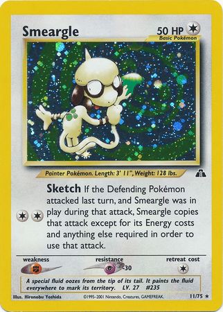 Smeargle (11/75) [Neo Discovery Unlimited] | Odin's Place