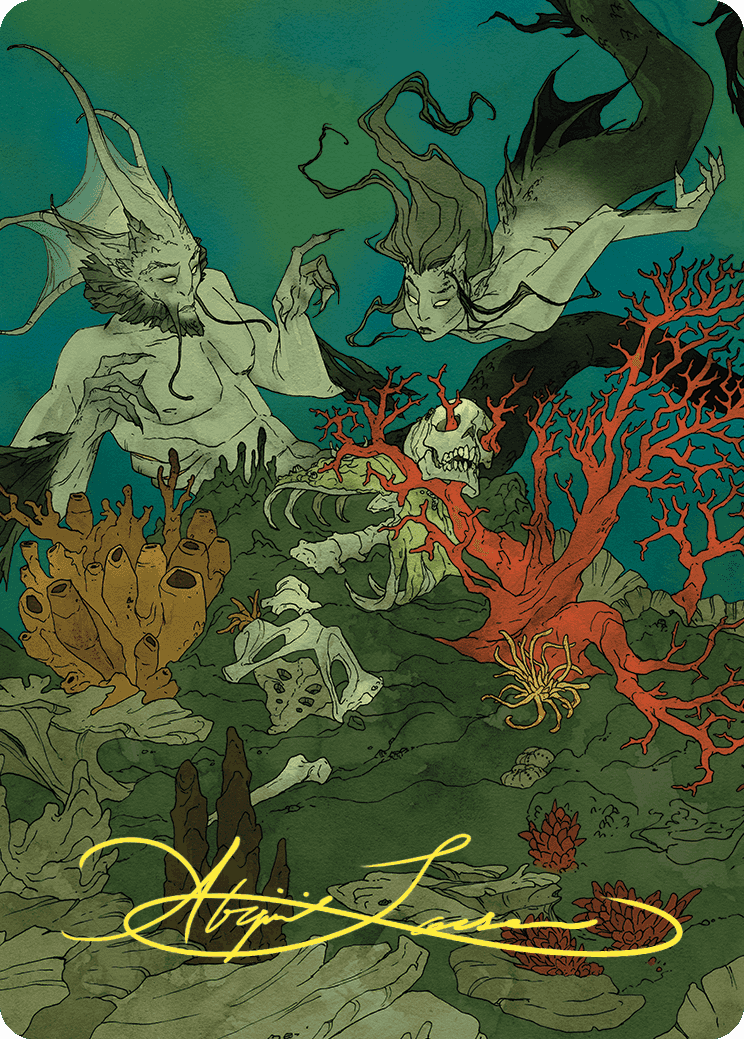 Curiosity Art Card (Gold-Stamped Signature) [Wilds of Eldraine Art Series] | Odin's Place