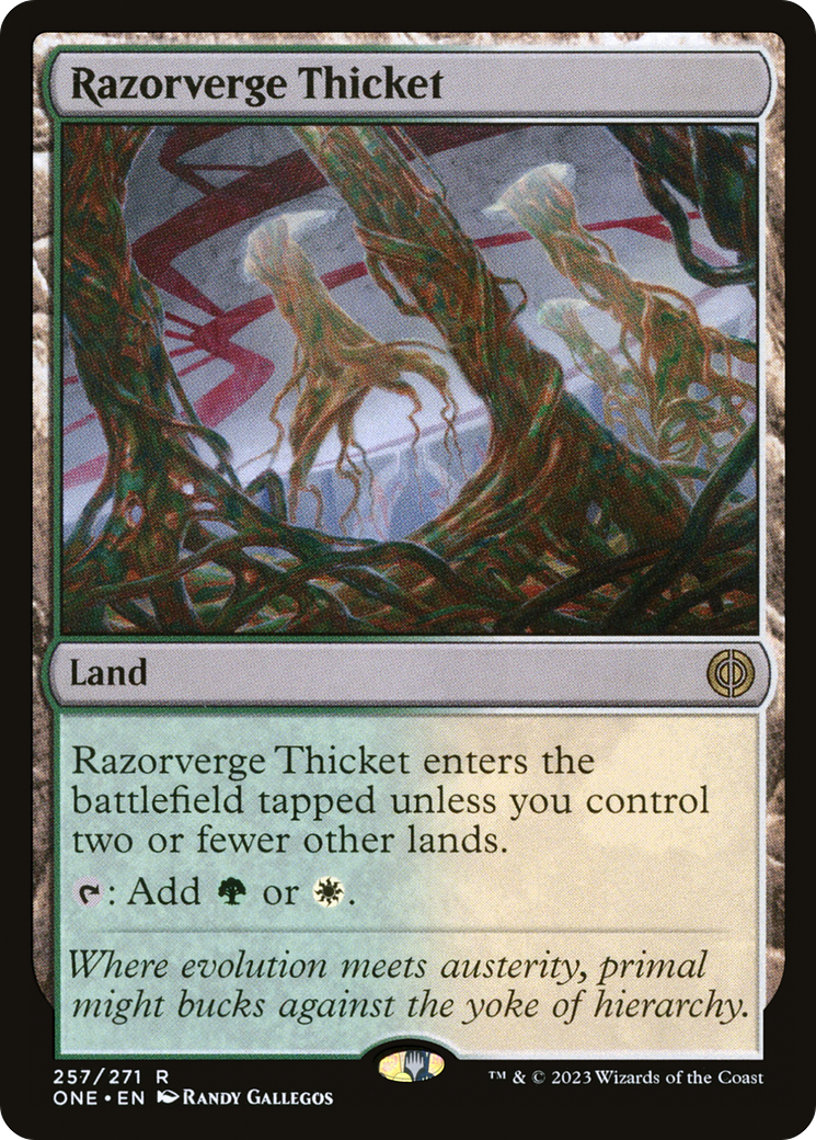 Razorverge Thicket [Phyrexia: All Will Be One] | Odin's Place