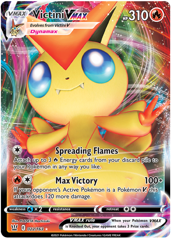 Victini VMAX (022/163) [Sword & Shield: Battle Styles] | Odin's Place