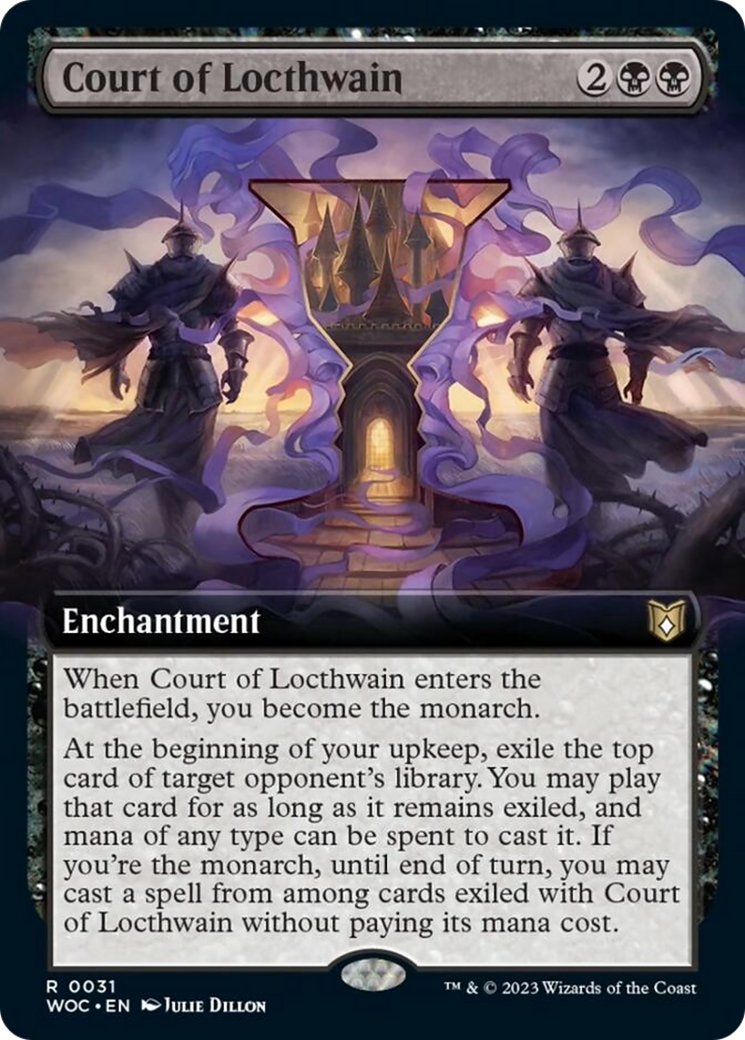 Court of Locthwain (Extended Art) [Wilds of Eldraine Commander] | Odin's Place