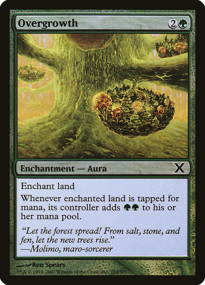 Overgrowth (Premium Foil) [Tenth Edition] | Odin's Place