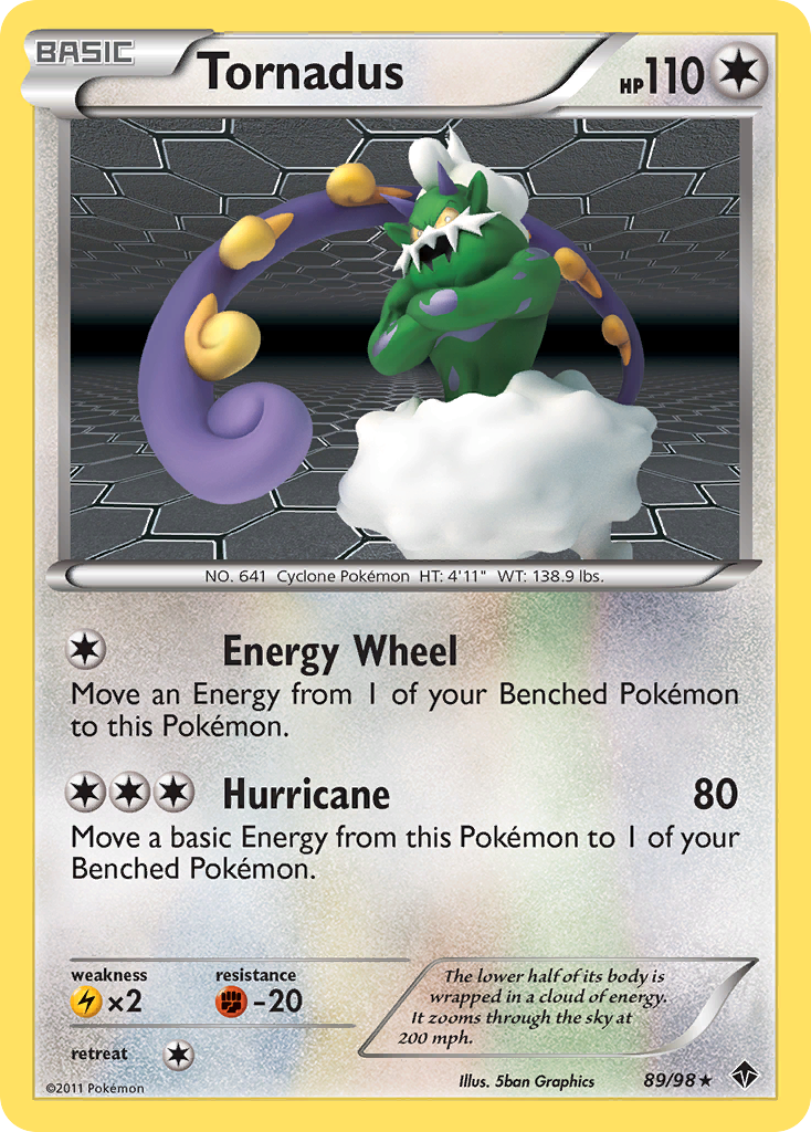 Tornadus (89/98) [Black & White: Emerging Powers] | Odin's Place