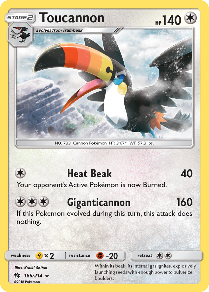 Toucannon (166/214) [Sun & Moon: Lost Thunder] | Odin's Place