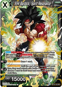 SS4 Bardock, Spirit Resonance (BT14-122) [Cross Spirits] | Odin's Place