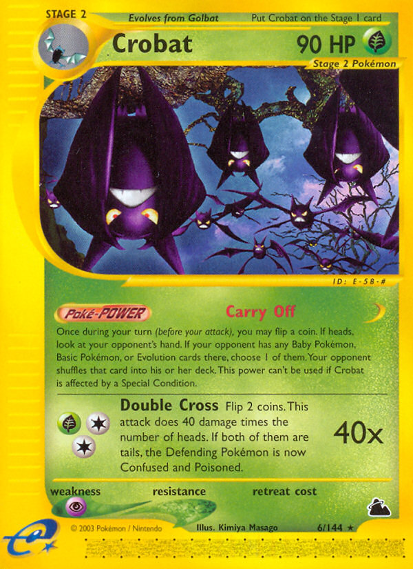 Crobat (6/144) [Skyridge] | Odin's Place