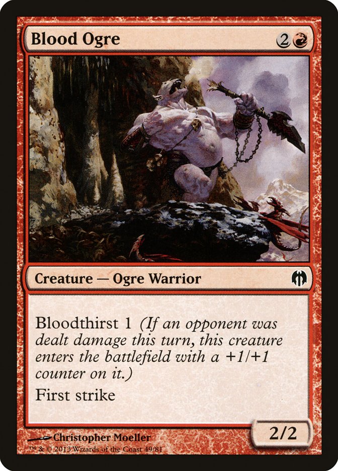 Blood Ogre (49) [Duel Decks: Heroes vs. Monsters] | Odin's Place