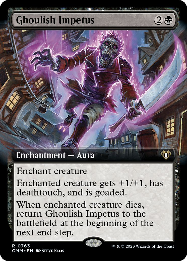 Ghoulish Impetus (Extended Art) [Commander Masters] | Odin's Place