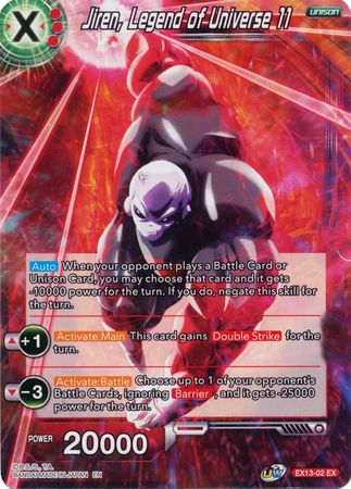 Jiren, Legend of Universe 11 (EX13-02) [Special Anniversary Set 2020] | Odin's Place