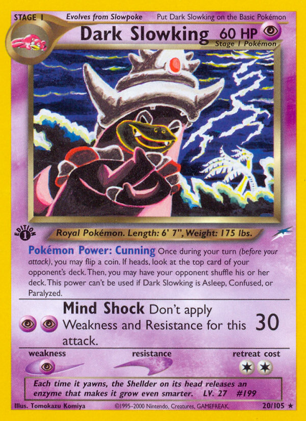 Dark Slowking (20/105) [Neo Destiny 1st Edition] | Odin's Place