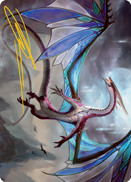 Moonveil Regent Art Card (Gold-Stamped Signature) [Innistrad: Midnight Hunt Art Series] | Odin's Place