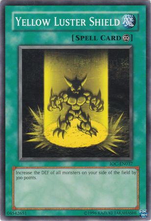 Yellow Luster Shield [IOC-EN037] Common | Odin's Place