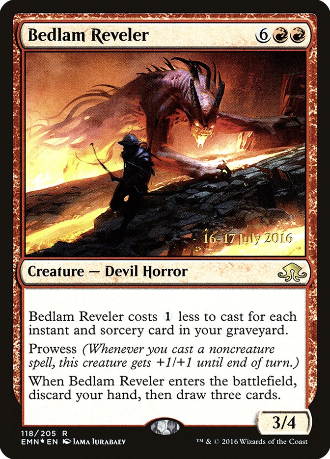 Bedlam Reveler (118) [Eldritch Moon Prerelease Promos] | Odin's Place