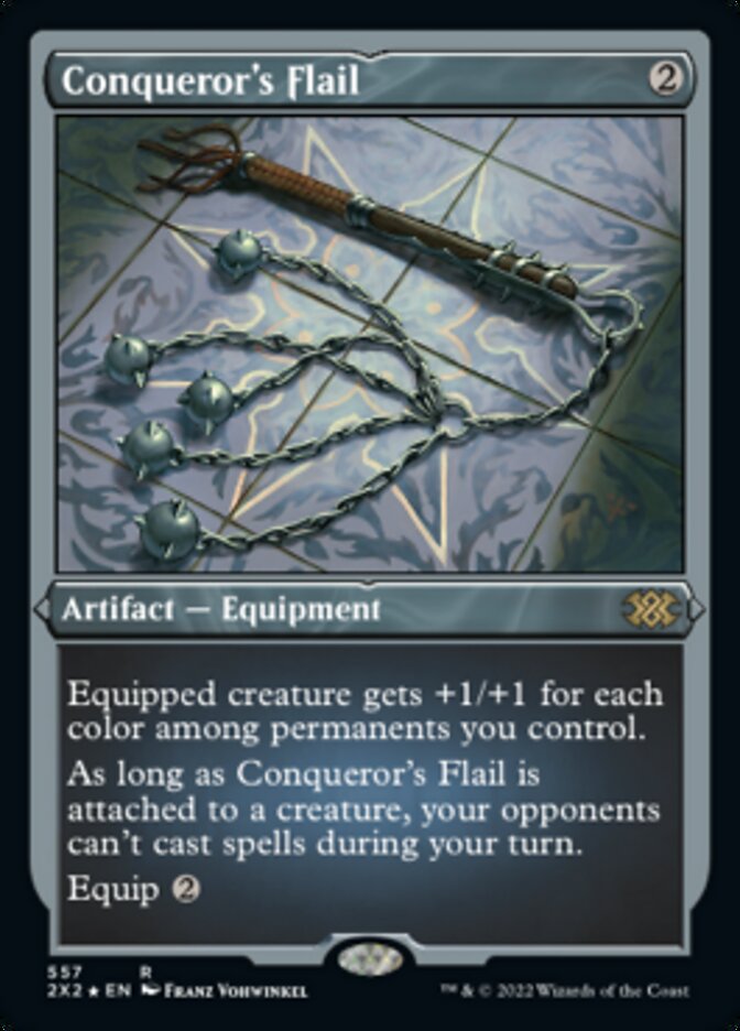 Conqueror's Flail (Foil Etched) [Double Masters 2022] | Odin's Place