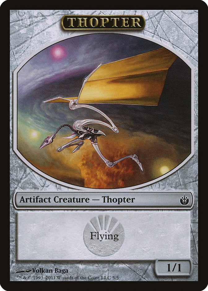 Thopter Token (5) [Mirrodin Besieged Tokens] | Odin's Place