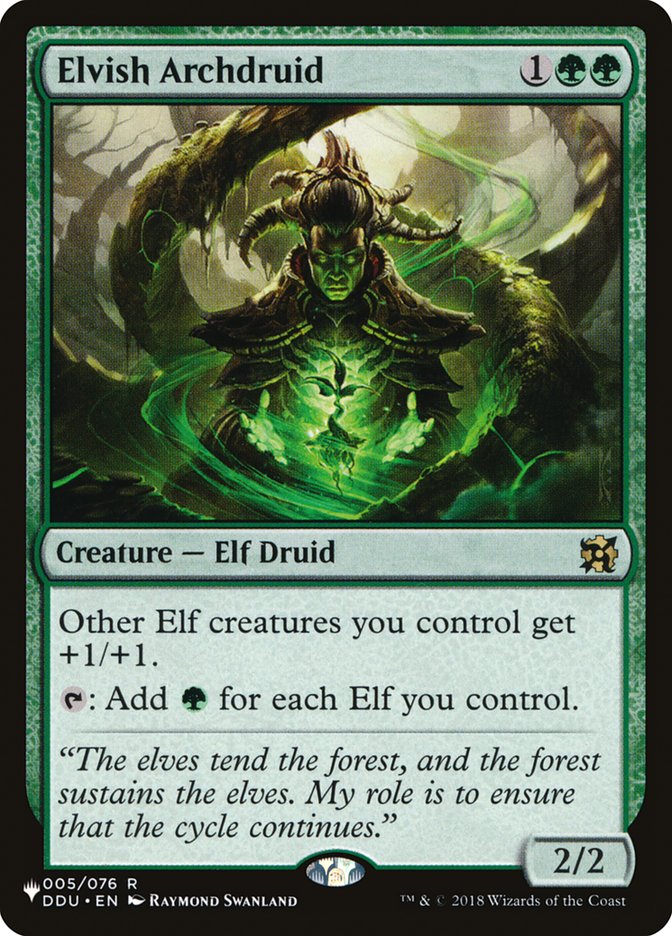 Elvish Archdruid [The List] | Odin's Place