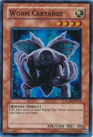 Worm Cartaros [HA01-EN019] Super Rare | Odin's Place