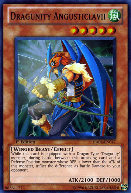 Dragunity Angusticlavii [HA04-EN047] Super Rare | Odin's Place