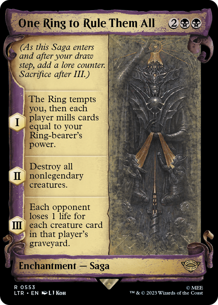 One Ring to Rule Them All [The Lord of the Rings: Tales of Middle-Earth Showcase Scrolls] | Odin's Place