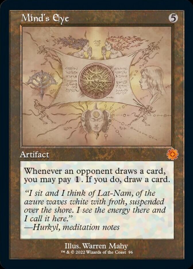 Mind's Eye (Retro Schematic) [The Brothers' War Retro Artifacts] | Odin's Place