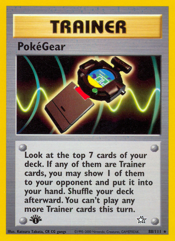 PokeGear (88/111) [Neo Genesis 1st Edition] | Odin's Place