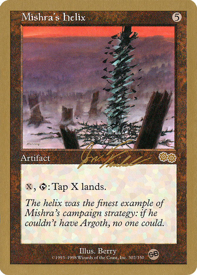 Mishra's Helix (Jon Finkel) (SB) [World Championship Decks 2000] | Odin's Place