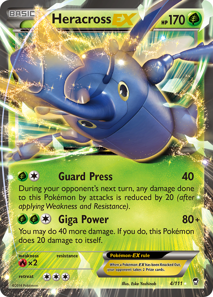 Heracross EX (4/111) [XY: Furious Fists] | Odin's Place