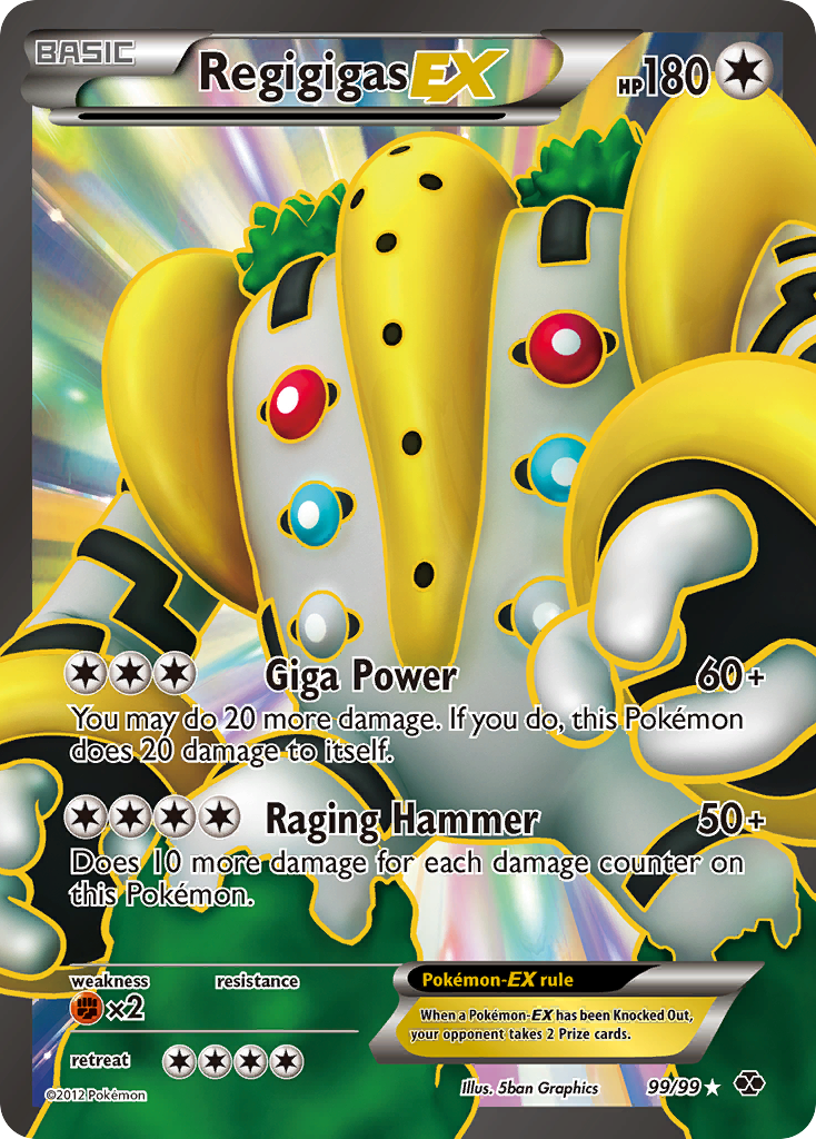 Regigigas EX (99/99) [Black & White: Next Destinies] | Odin's Place