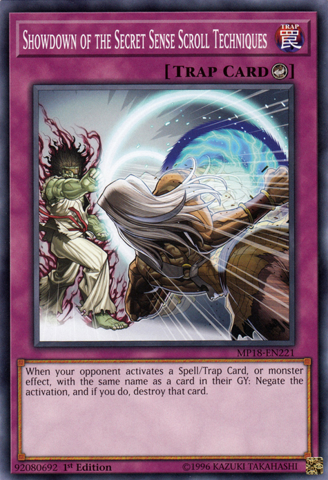 Showdown of the Secret Sense Scroll Techniques [MP18-EN221] Common | Odin's Place