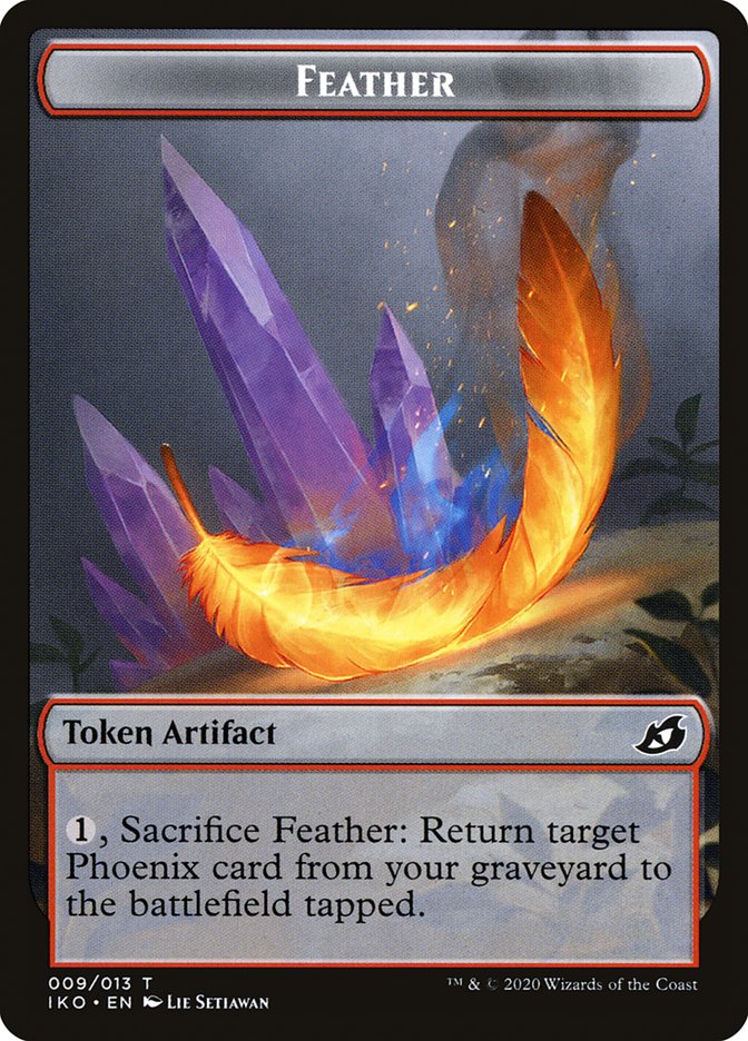 Feather Token [Ikoria: Lair of Behemoths Tokens] | Odin's Place