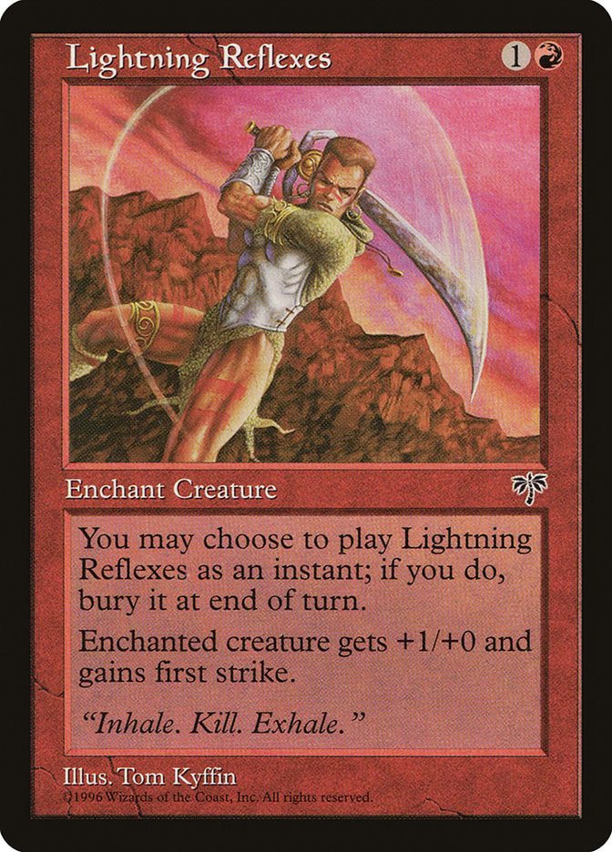Lightning Reflexes (186) [Mirage] | Odin's Place