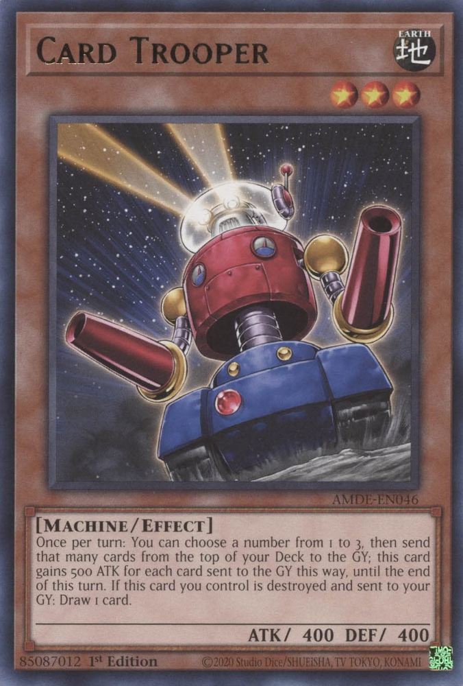 Card Trooper [AMDE-EN046] Rare | Odin's Place