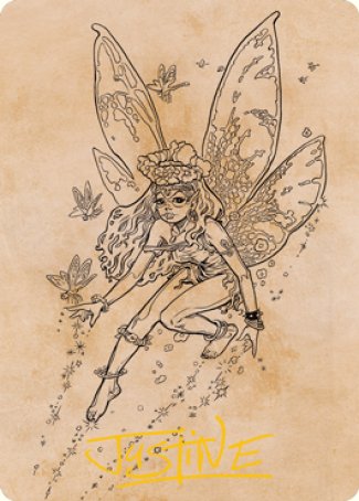 Pixie Guide (Showcase) Art Card (Gold-Stamped Signature) [Dungeons & Dragons: Adventures in the Forgotten Realms Art Series] | Odin's Place