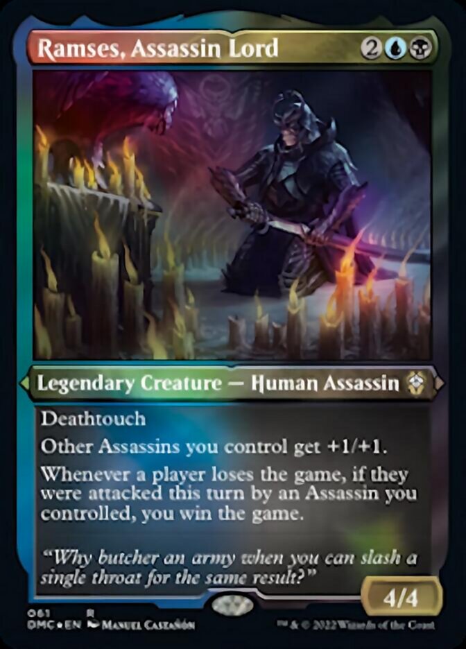 Ramses, Assassin Lord (Foil Etched) [Dominaria United Commander] | Odin's Place