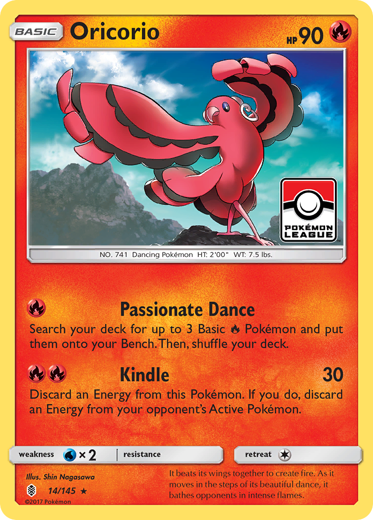 Oricorio (14/145) [Sun & Moon: Guardians Rising] | Odin's Place